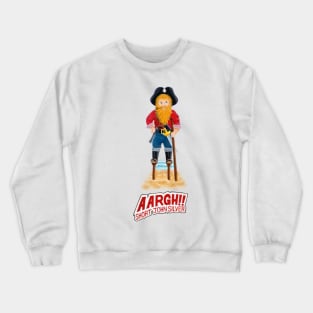 SHORT JOHN SILVER - (Oil Painting) The Shorter Of The Two Crewneck Sweatshirt